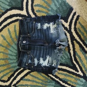 American Eagle jean shorts size 0